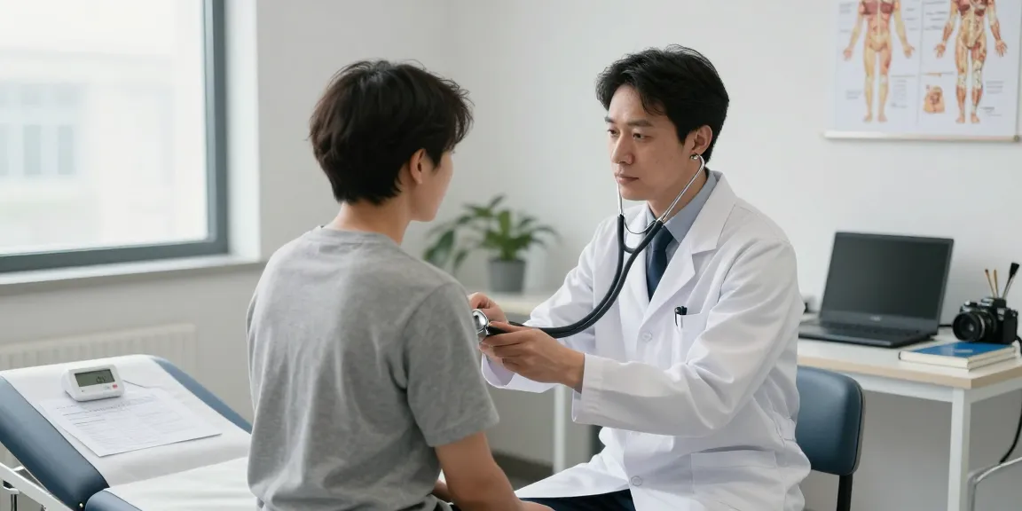 Littmann Cardiology IV stethoscope being used by a healthcare professional during a patient examination, showcasing a modern medical environment.